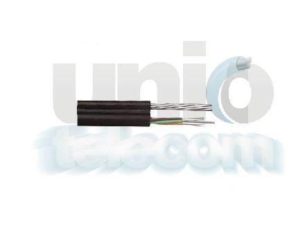 FTTH 4 szálas optikai kábek,  fekete
