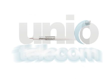 RG11 beltéri UNIO 60% fehér koaxális kábel (305m/dob)
