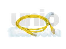 UTP CAT 5e szerelt patch kábel, sárga, 1m