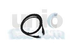 UTP Cat5e szerelt patch kábel, fekete, 1,5m