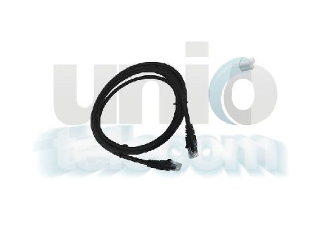 UTP Cat5e szerelt patch kábel, fekete, 1,5m