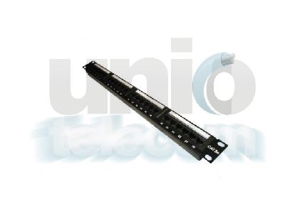 UTP CAT 5e patch panel, 24 port