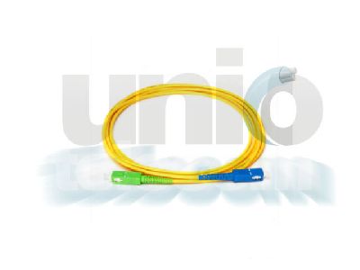 SC/APC-SC/PC (SC/UPC) optikai patch kábel, SM, 3m