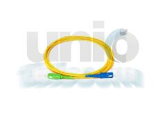 SC/APC-SC/PC (SC/UPC) optikai patch kábel, SM, 2m