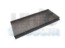 Perforált saválló lemez 200*500 