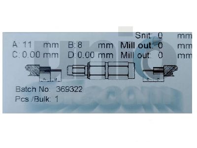 Cabelcon 5/8M TL232 PIN 1,8x47MM csatlakozó 
