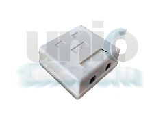 CAT6 öntapadós falialjzat, dupla (2 x RJ45)