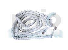 RJ45 UTP szerelt rugós kábel, fehér, 5m