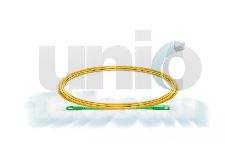 Optikai patch kábel SC/APC-SC/APC, SM, 6m