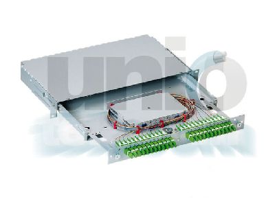 Optikai rendező tálca 1U, 19