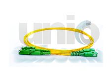 Optikai patch kábel E2000/APC-SC/APC, duplex, SM, 3m