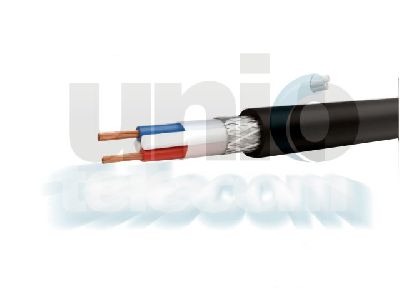 DC kábel 2x6 mm -  fekete/kék köpeny