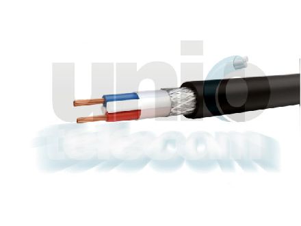 DC kábel 2x6 mm -  fekete/kék köpeny