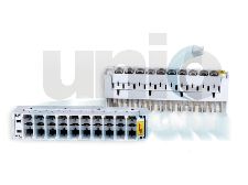 KRONE LSA-PLUS OVP keret, 10db túlfeszültség levezető biztosítékkal 230V 5kA /10kA N