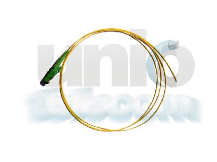 Optikai pigtail kábel E2000/APC, SM, 1,5m