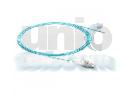 Optikai pigtail kábel LC, 50/125, OM3, aqua, 2m