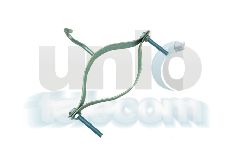 Horganyzott horgos oszlopbilincs (85 mm) 